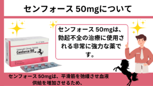 センフォース 50mgは、勃起不全の治療に使用される非常に強力な薬です。